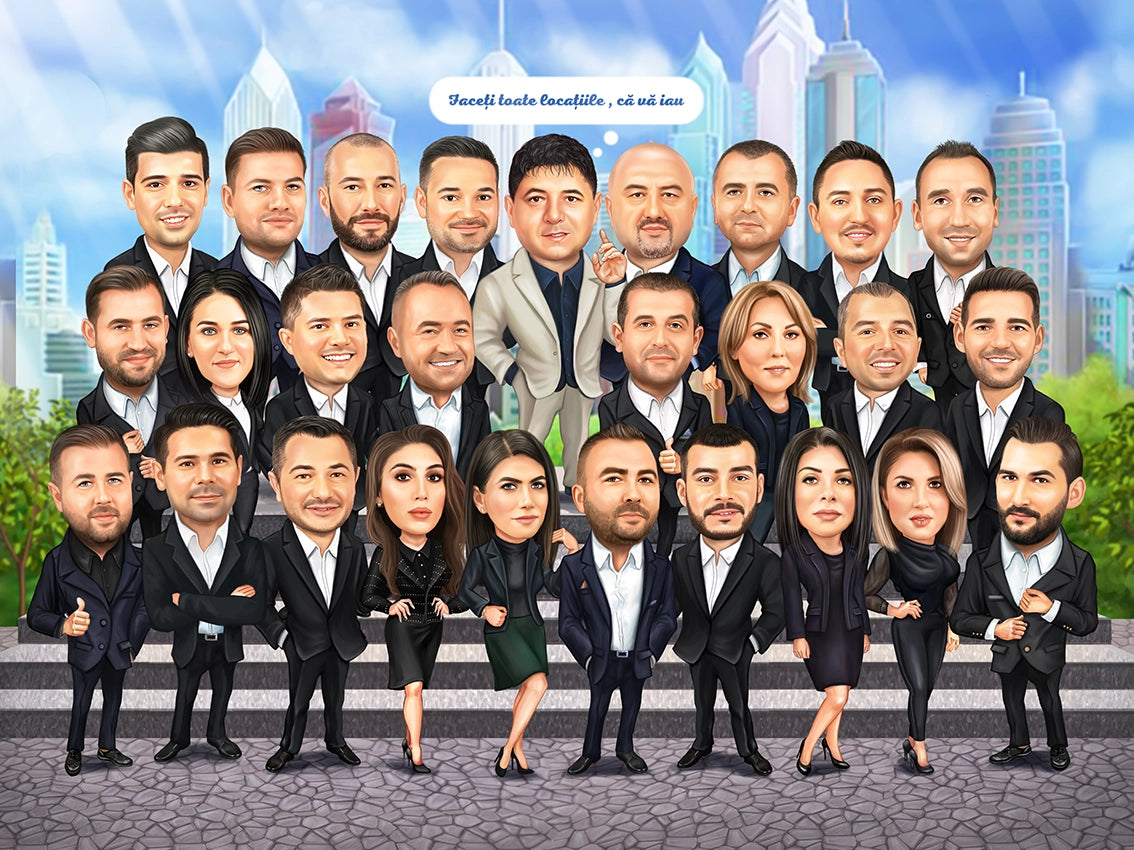 Caricatura colegi de munca