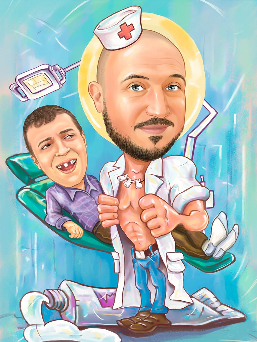 Caricatura Dentist