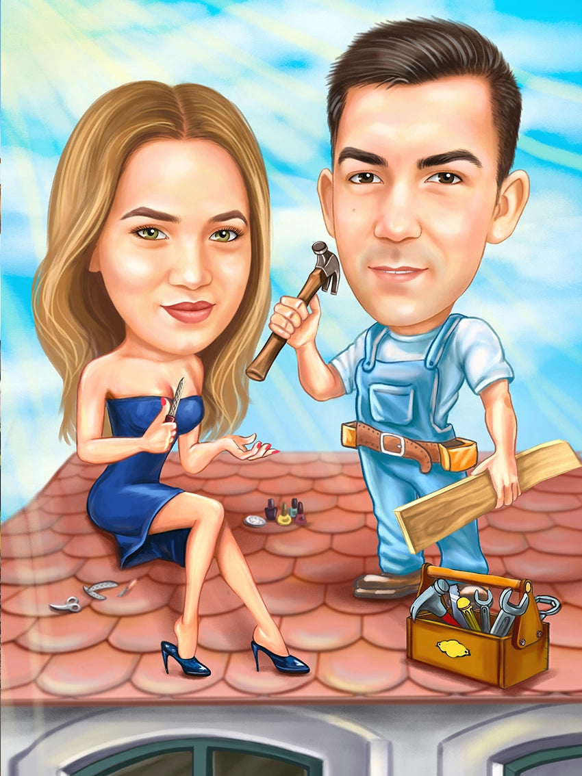 Caricatura Mester Acoperisuri