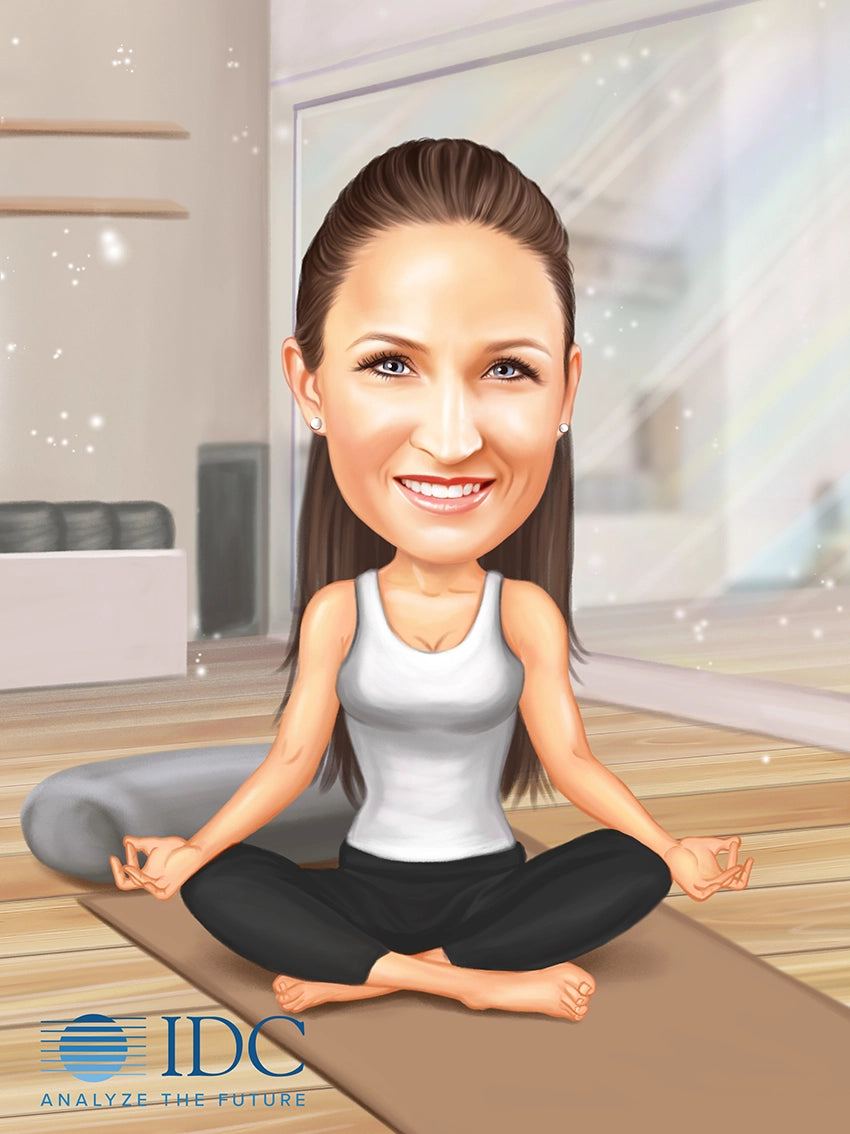 Caricatura Yoga
