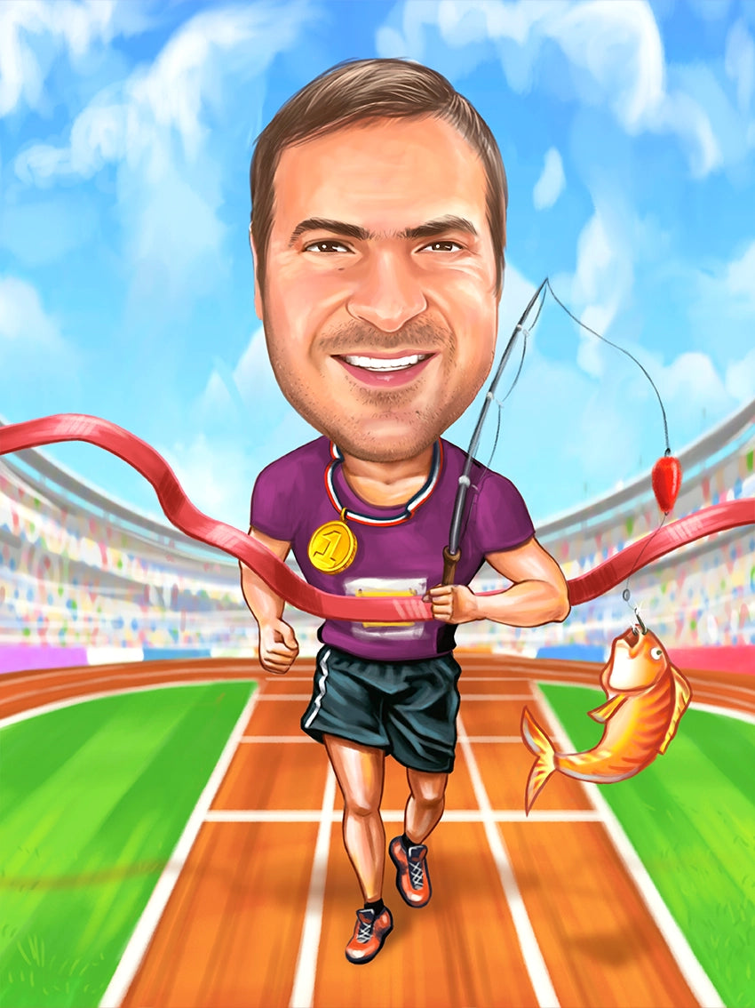 Caricatura Competitii Pescuit