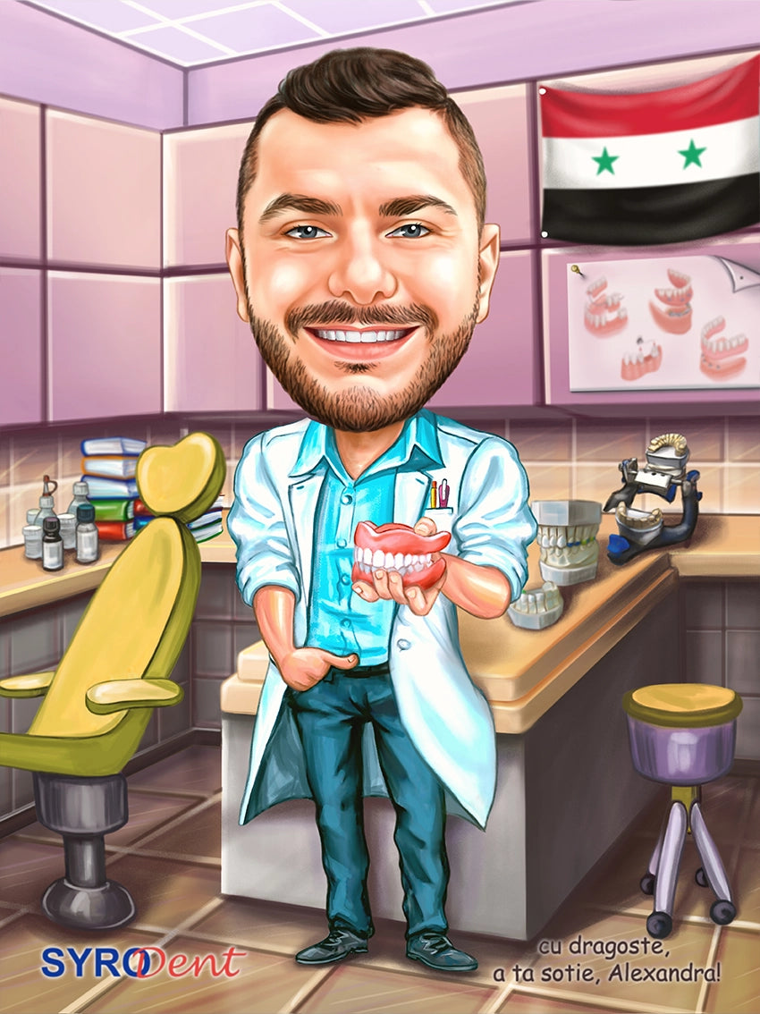 Caricatura Dentist