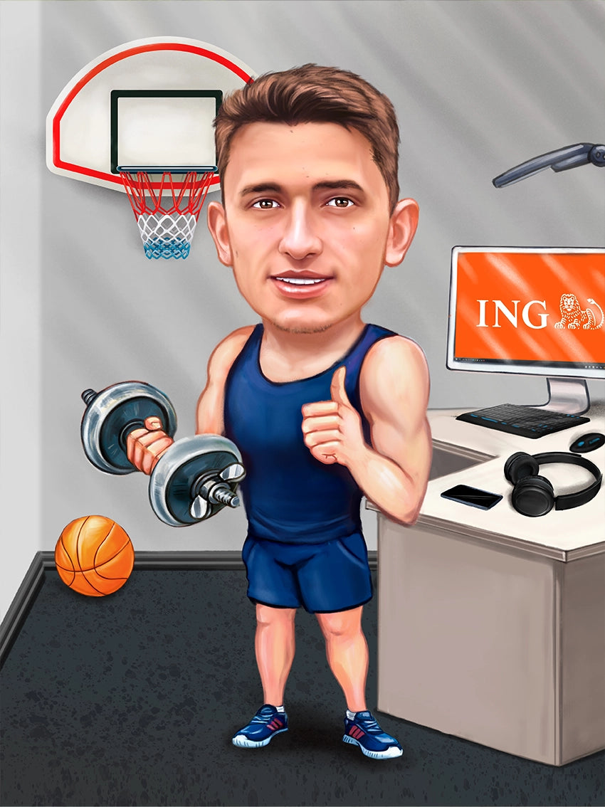 Caricatura Sport la oficiu