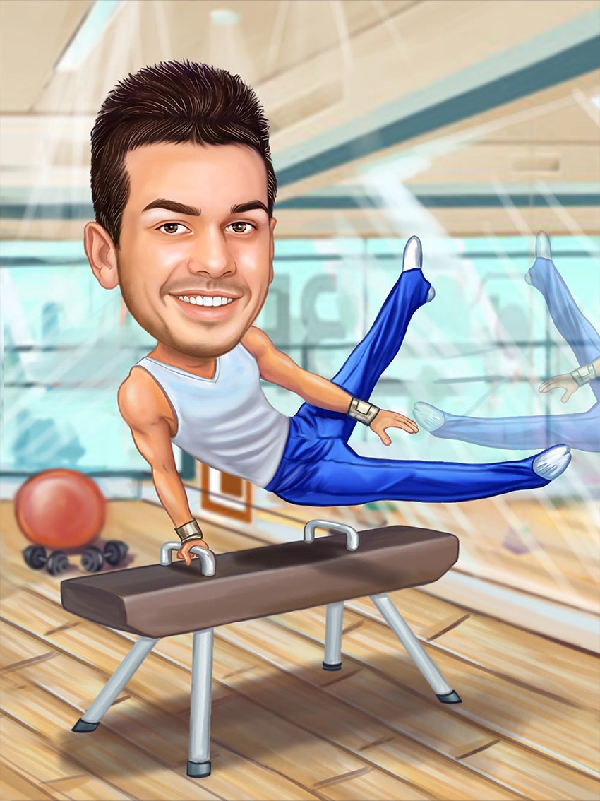 Caricatura Gimnastica