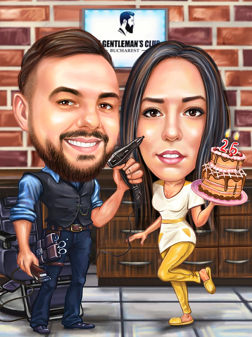 Caricatura zi de nastere