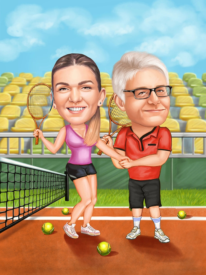 Caricatura Tenis