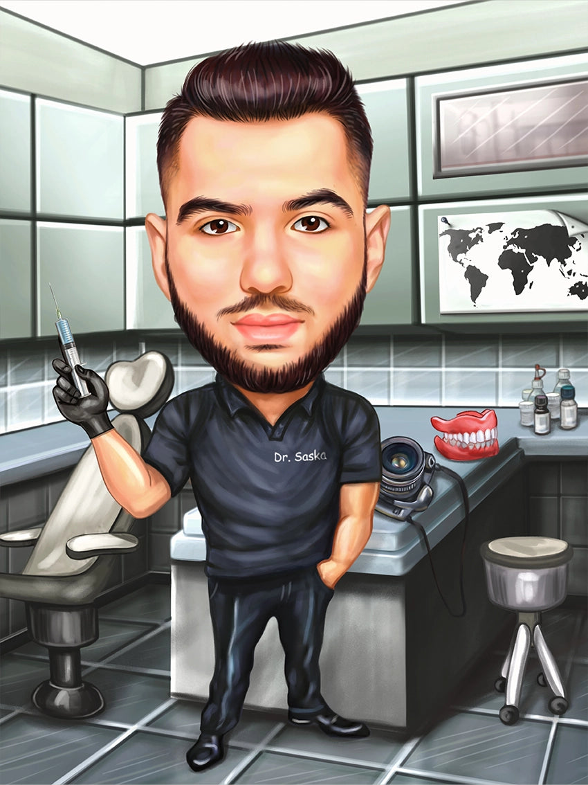 Caricatura Dentist