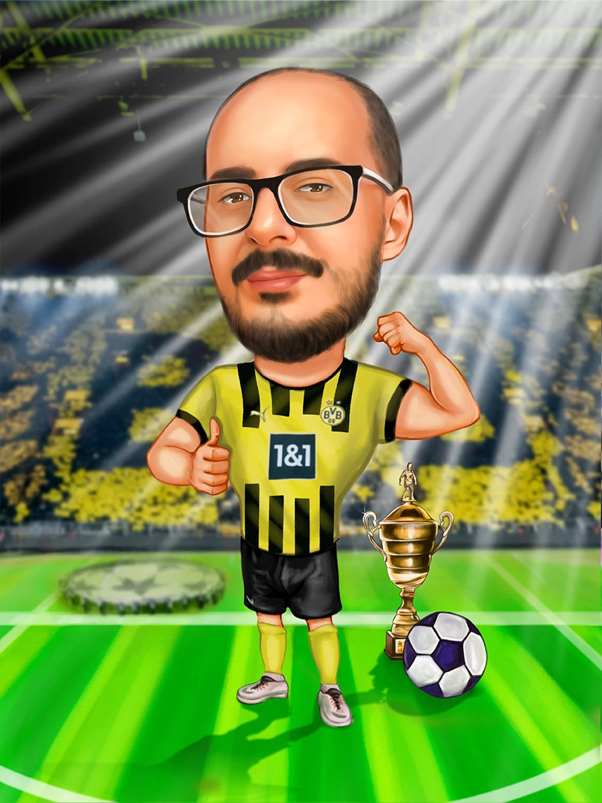 Caricatura Borussia Dortmund