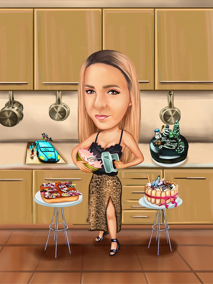 Caricatura Prajituri