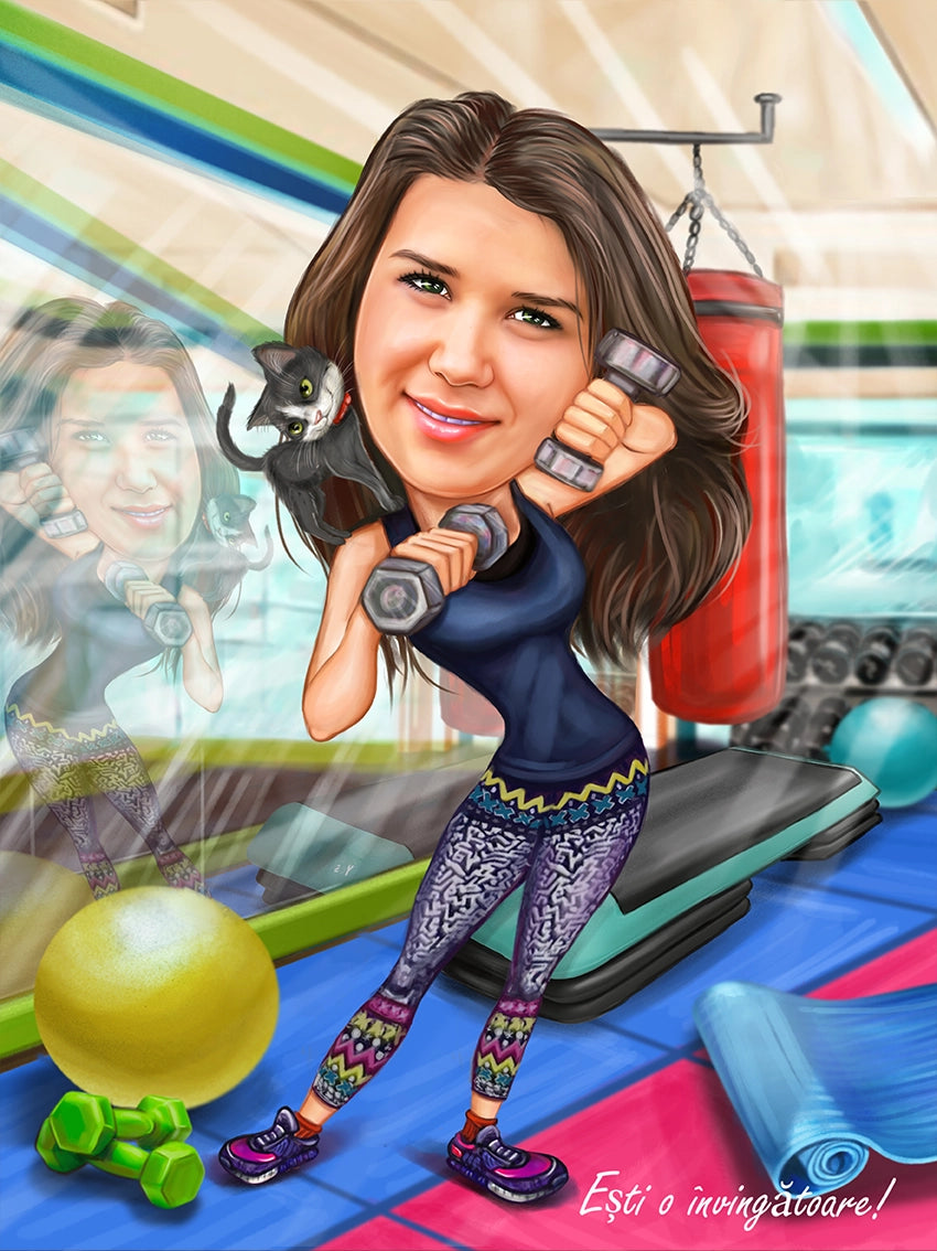 Caricatura Ea la sala