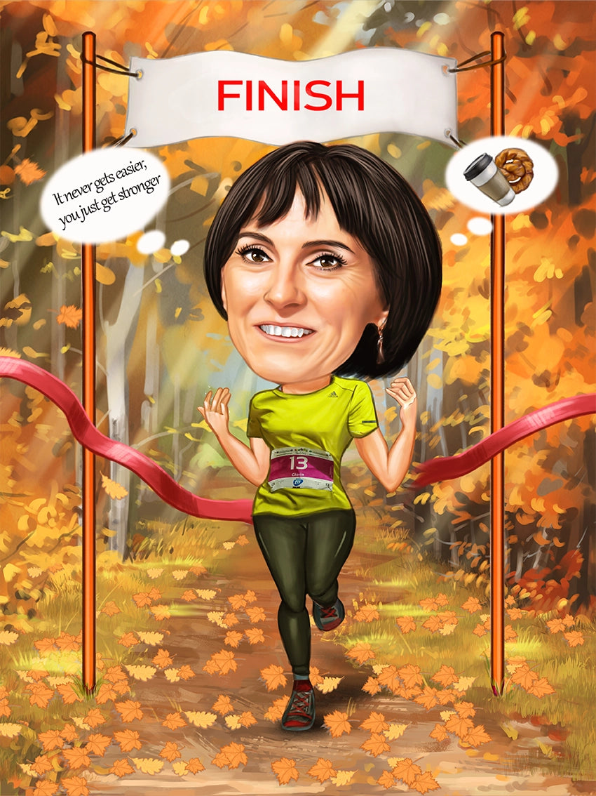 Caricatura Autumn Run