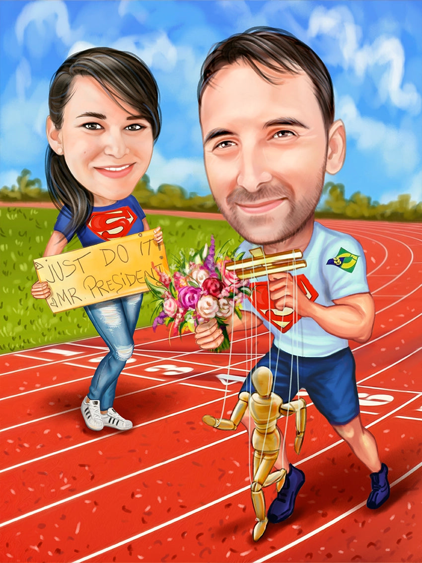 Caricatura Mr President