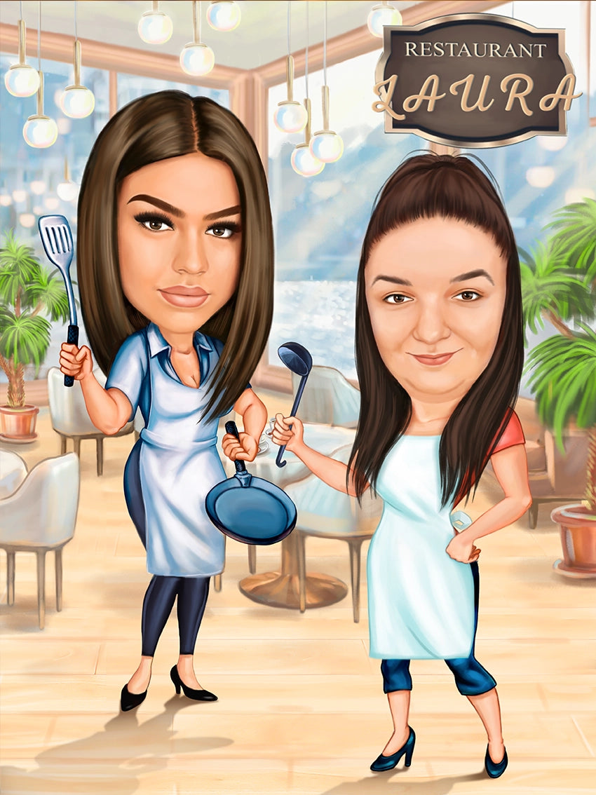 Caricatura La restaurant