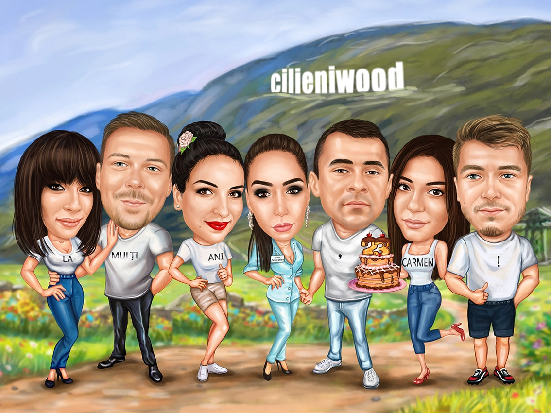 Caricatura Hollywood
