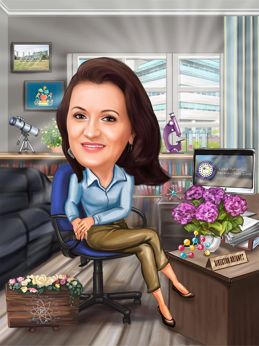 Caricatura Zi de nastere la oficiu