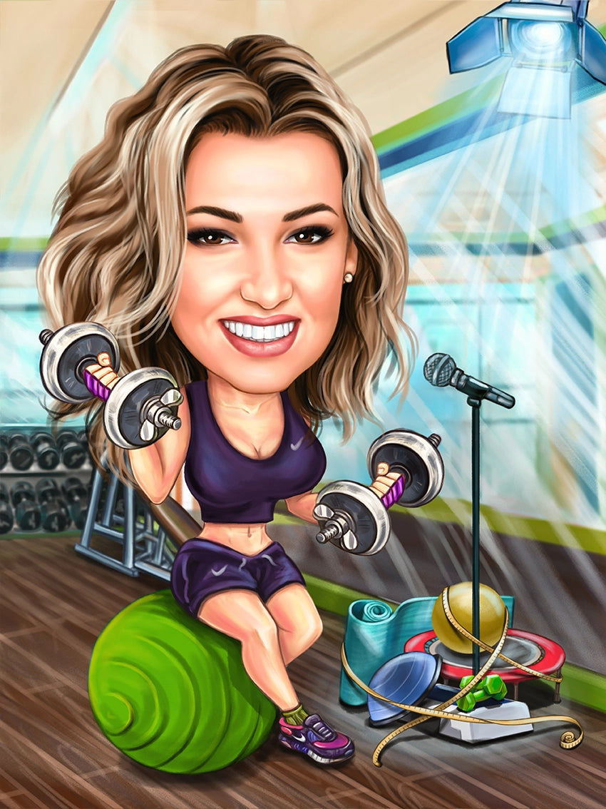 Caricatura Ea la sala