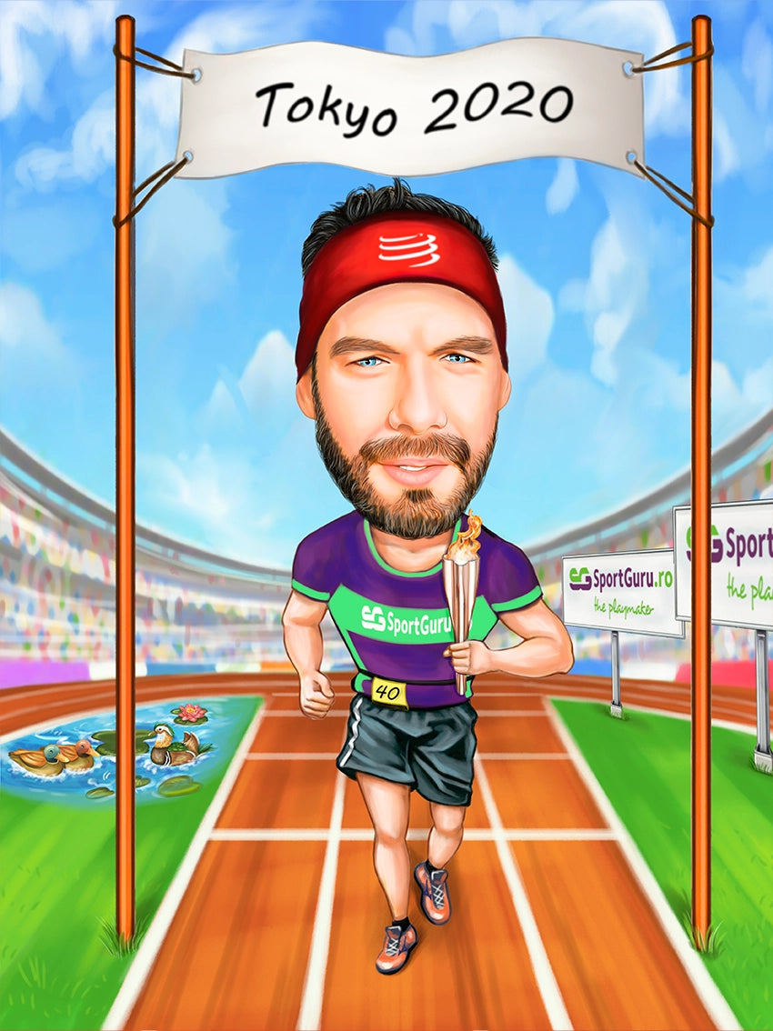 Caricatura Tokyo 2020