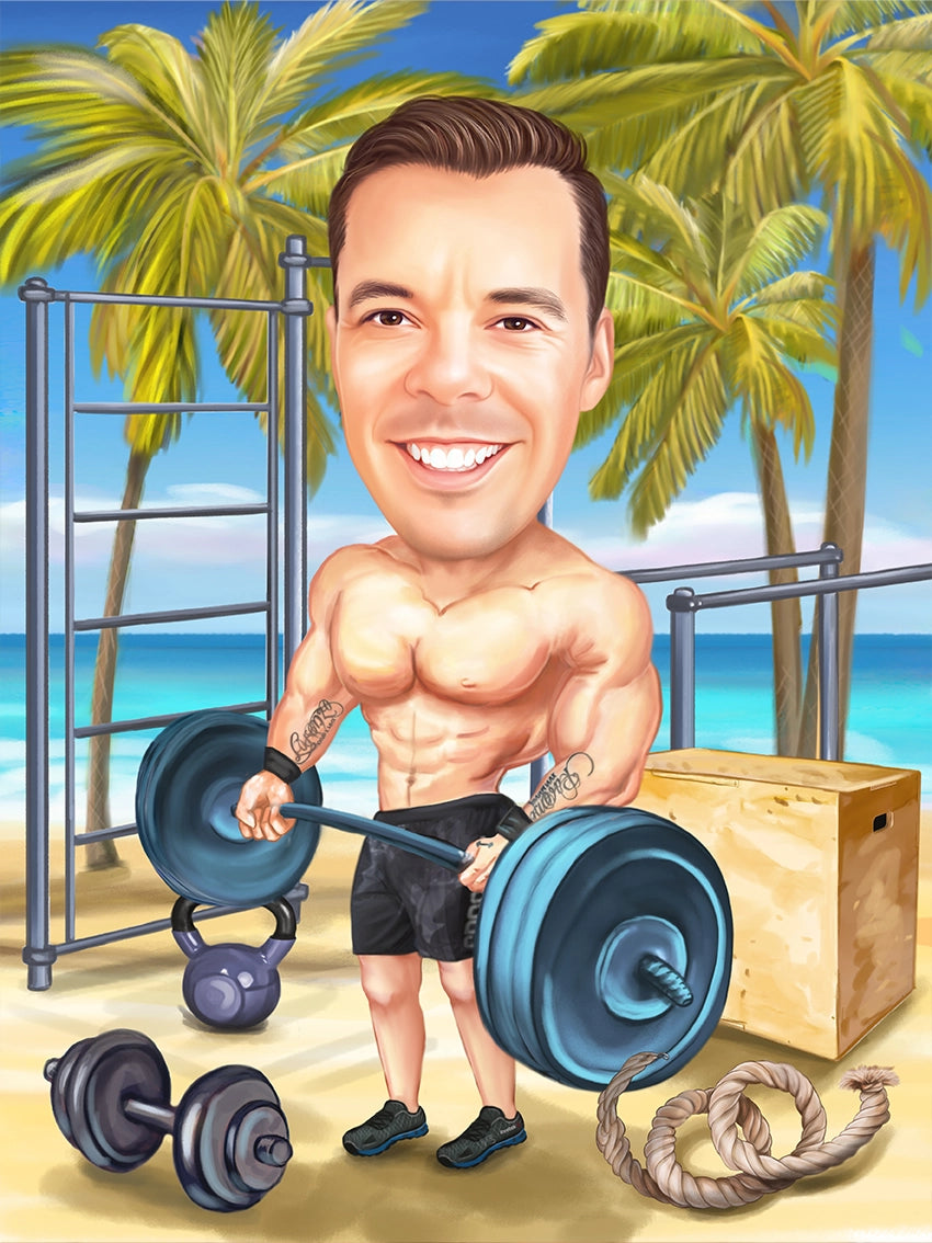 Caricatura Sala la plaja