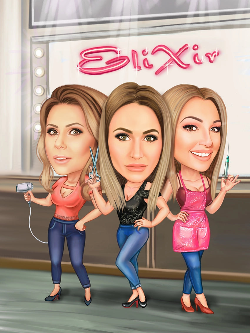 Caricatura Beauty Salon