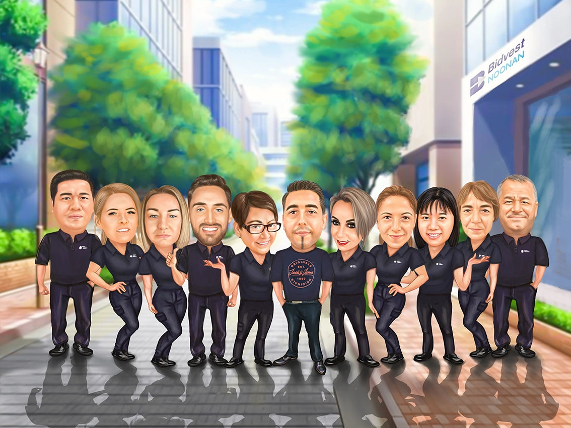 Caricatura colegi de munca