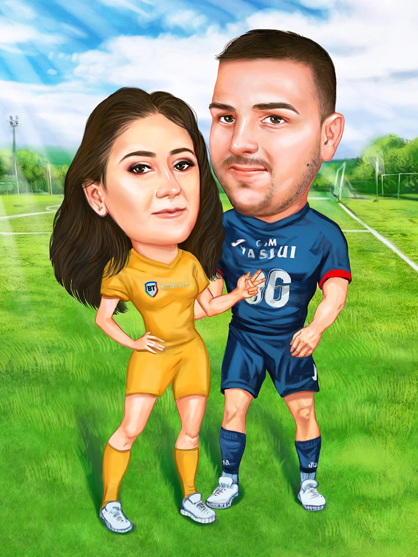Caricatura Fotbal