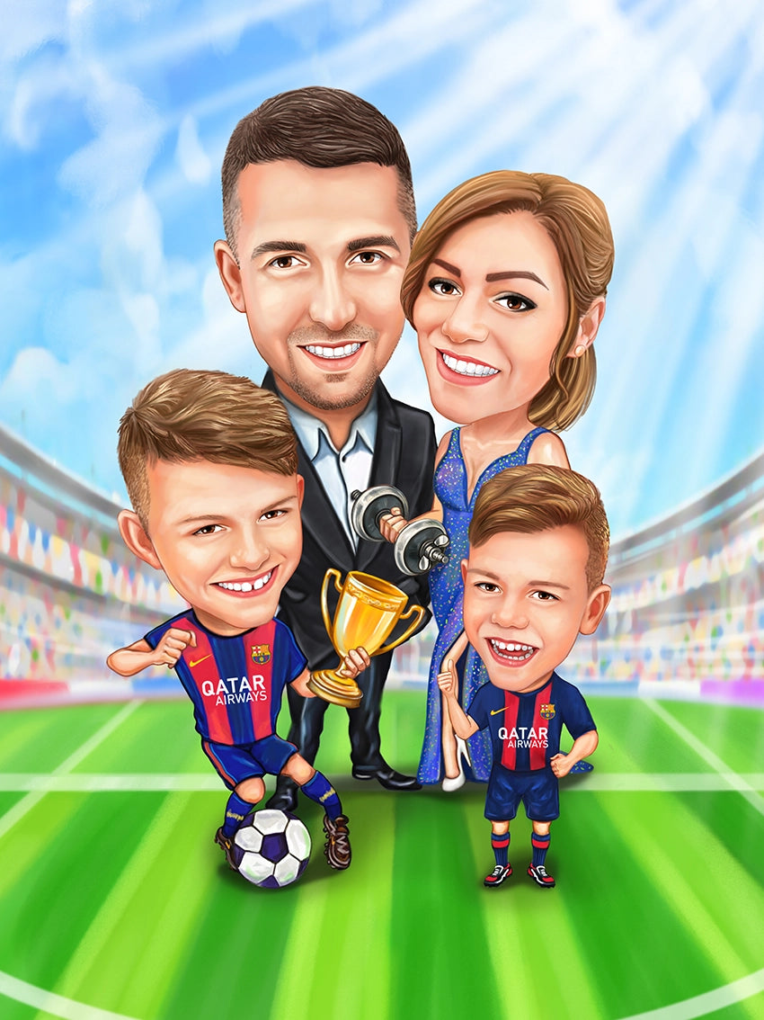 Caricatura FCB