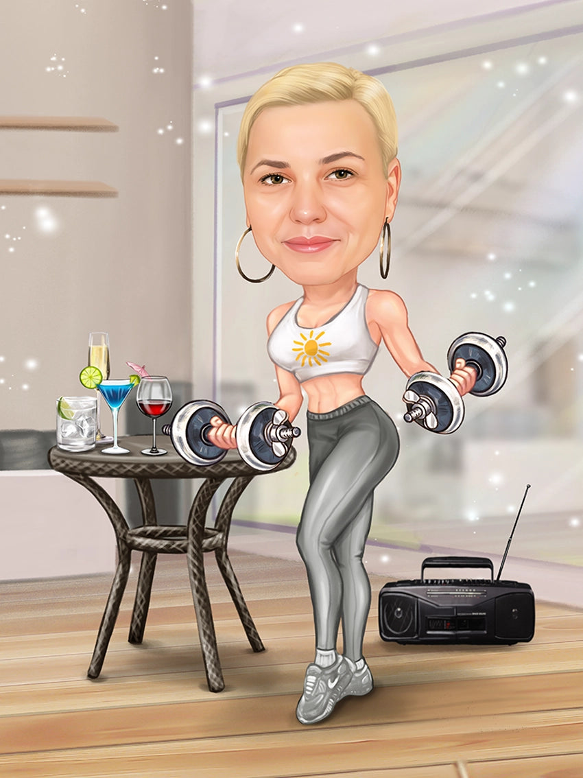 Caricatura Ea la sala