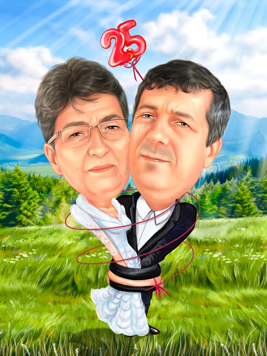 Caricatura legati 25 ani