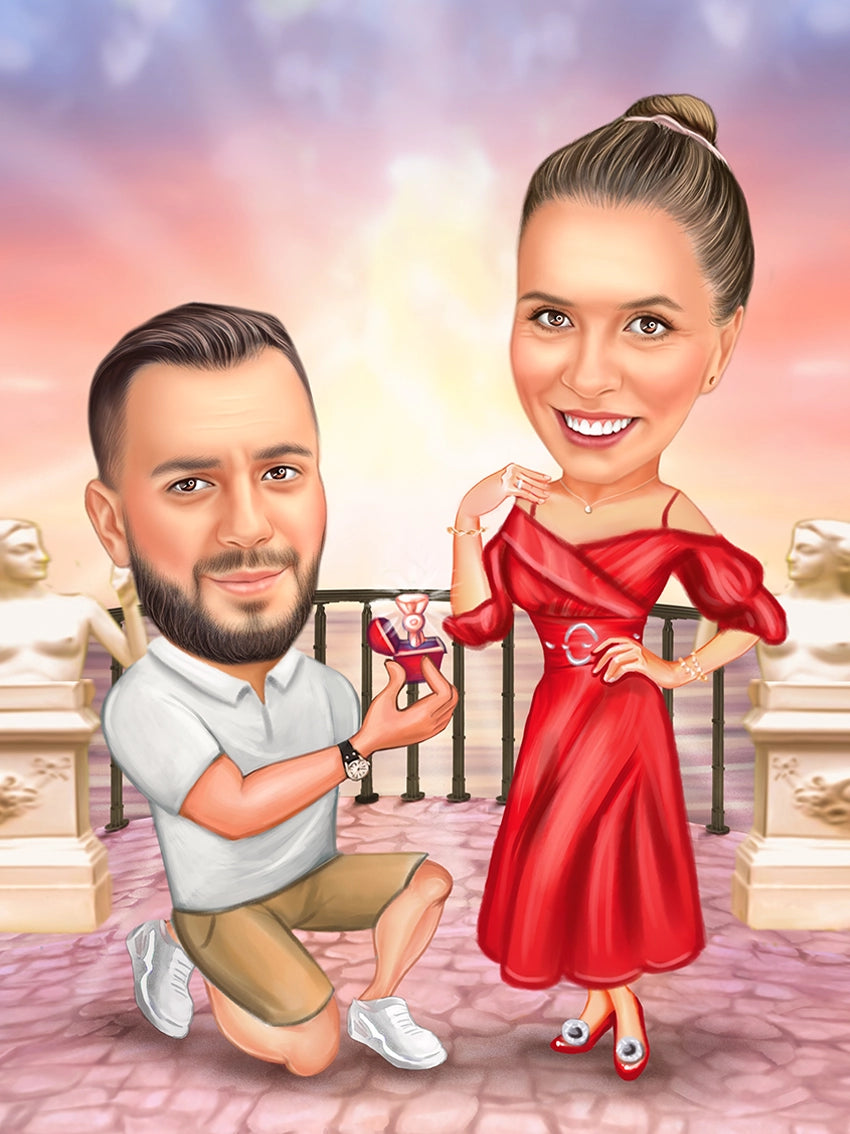 Caricatura cerere la apus