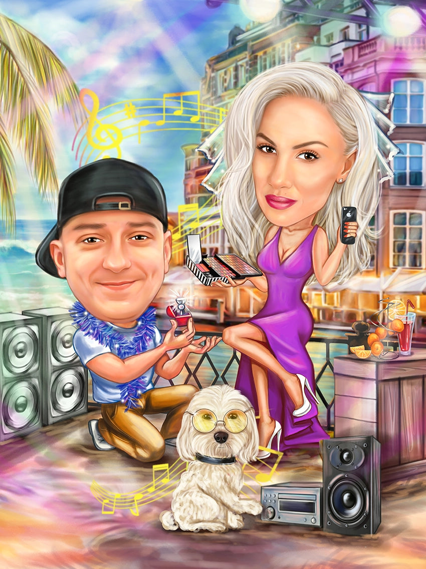 Caricatura cerere party