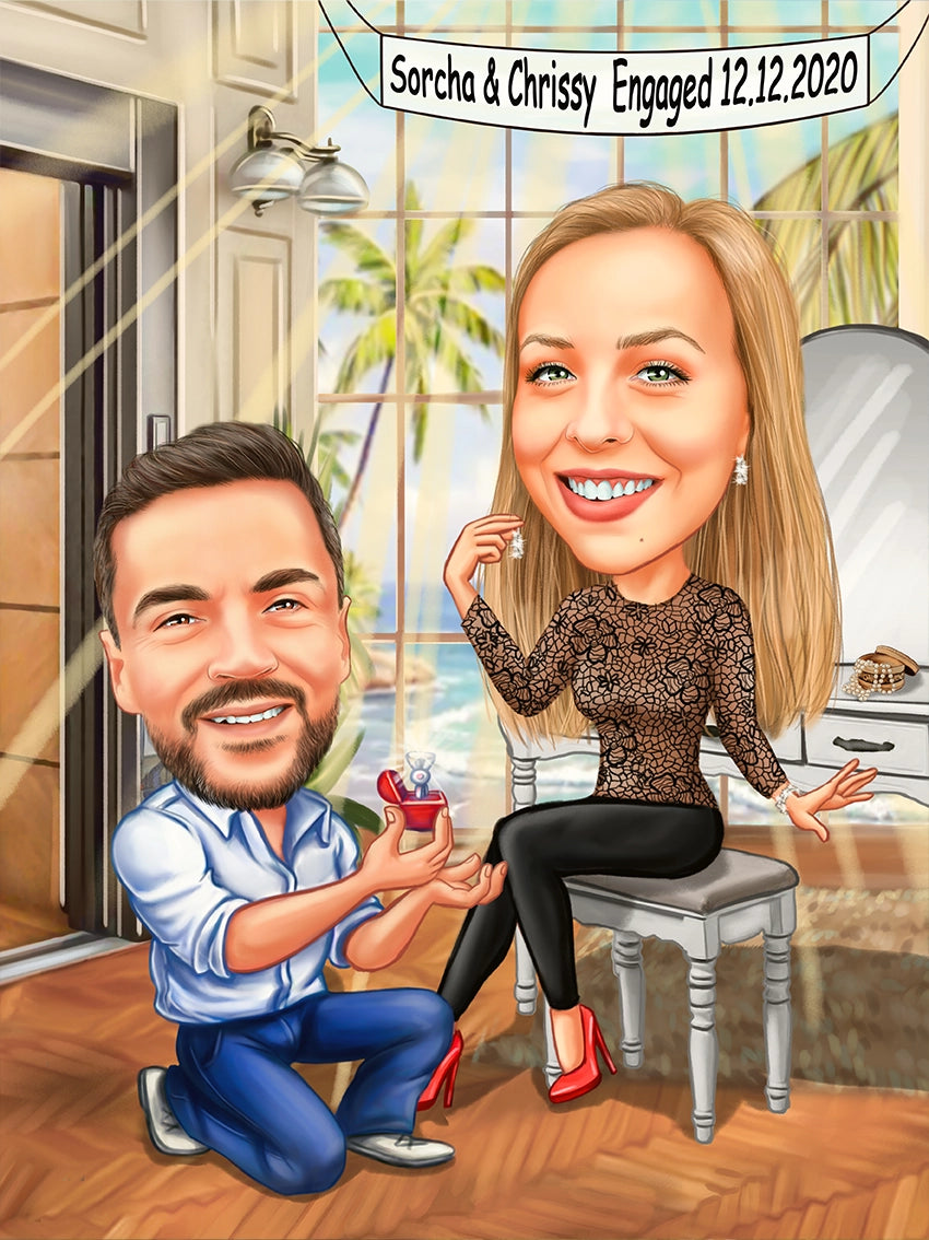 Caricatura cerere la mare