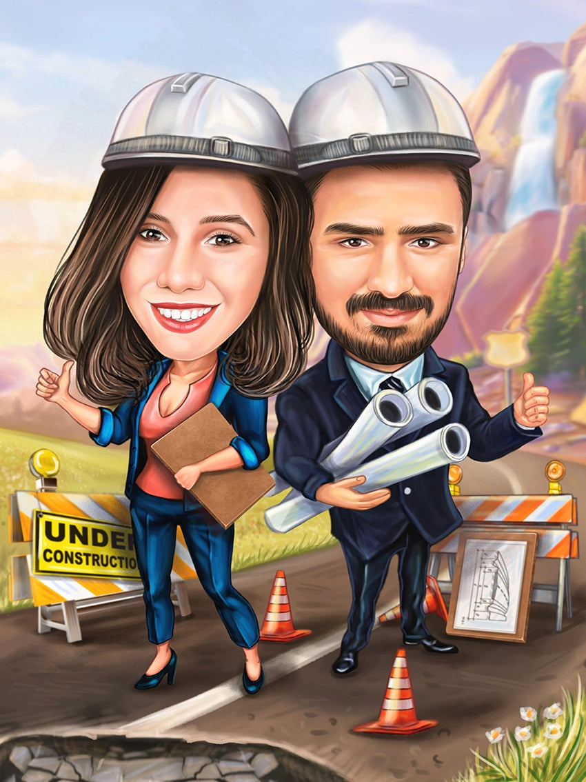 Caricatura constructor cu planse