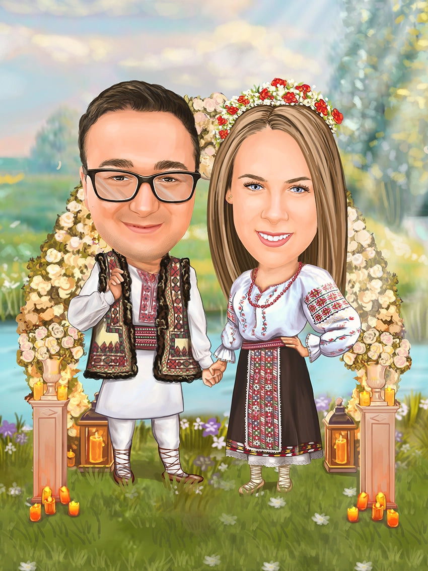 Caricatura costum national 2