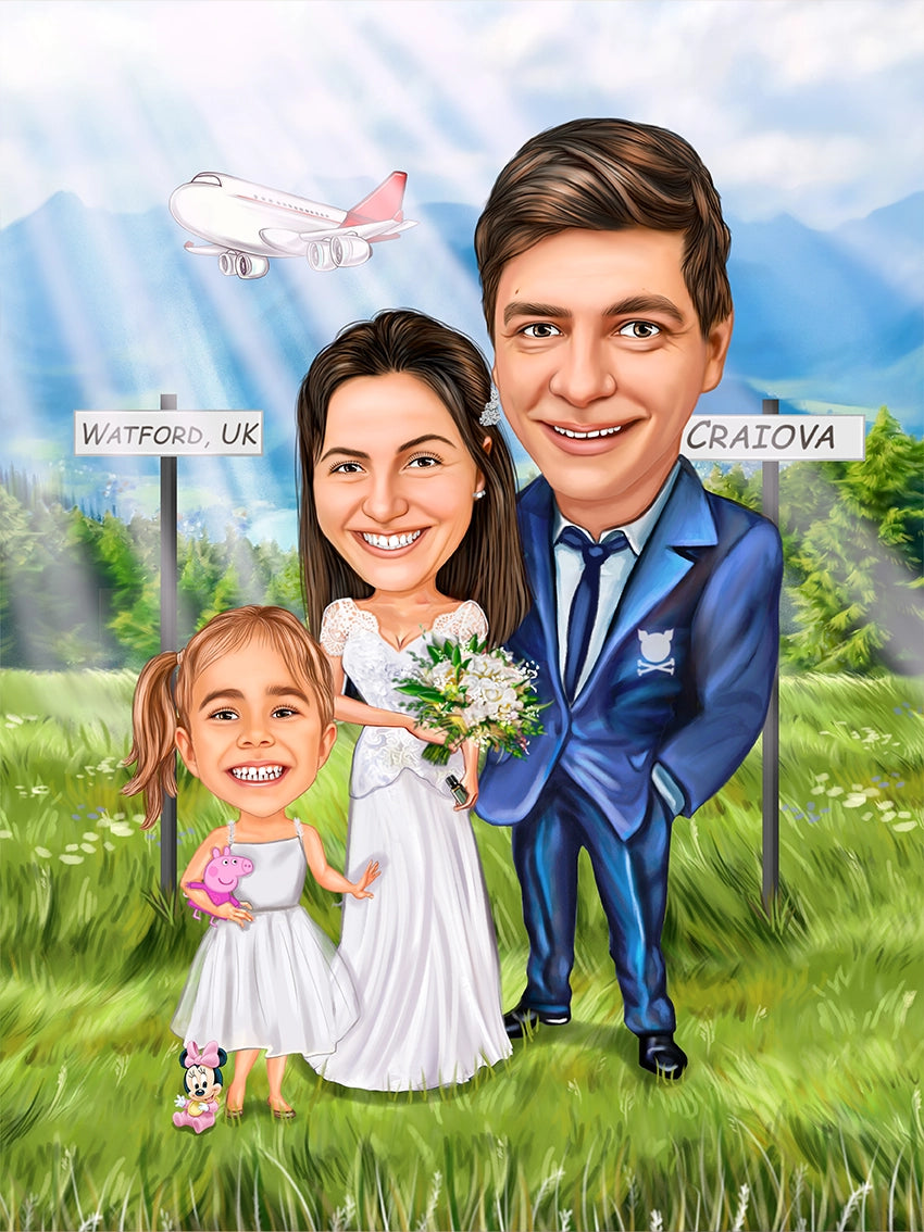 Caricatura nunta in Craiova
