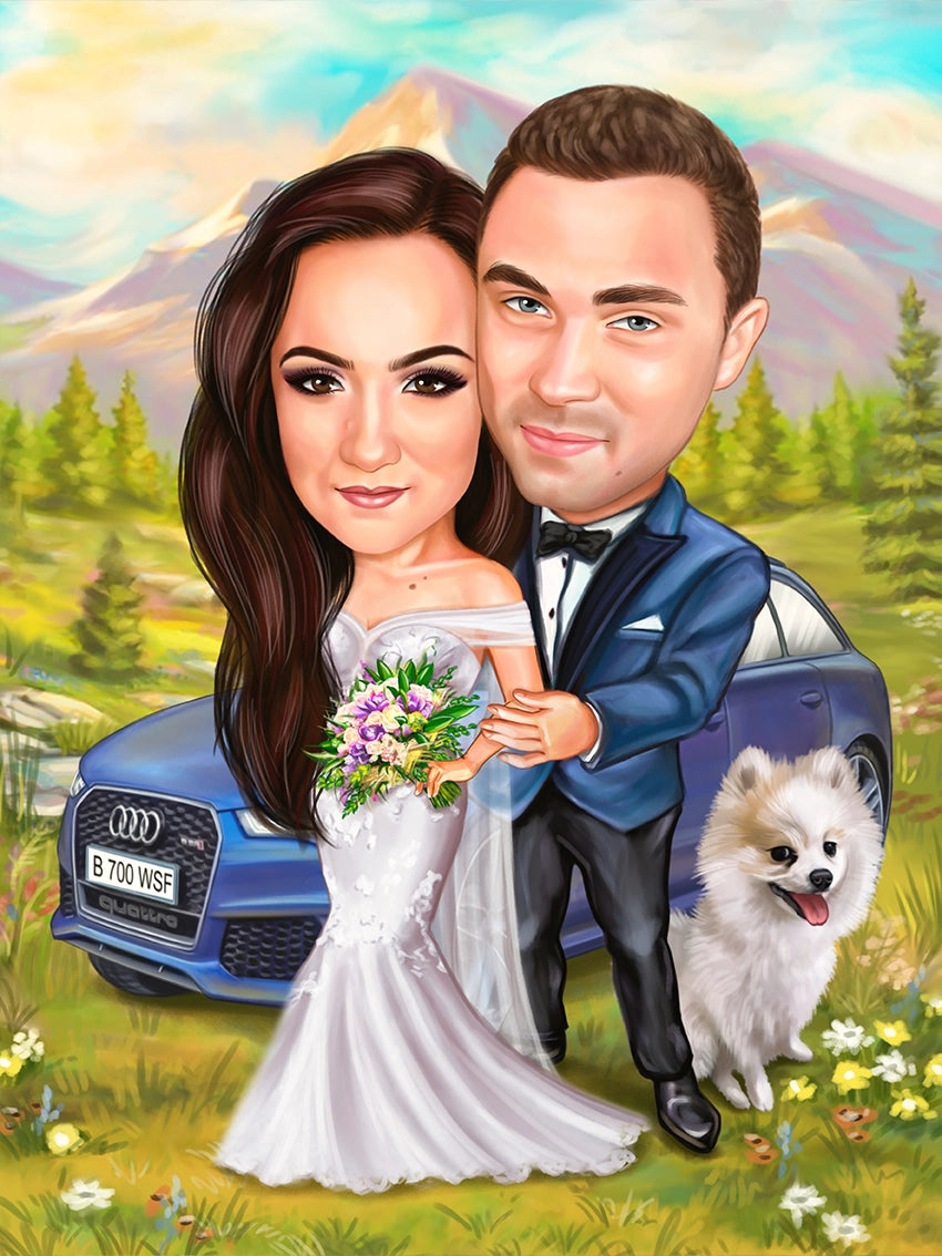 Caricatura casatorie