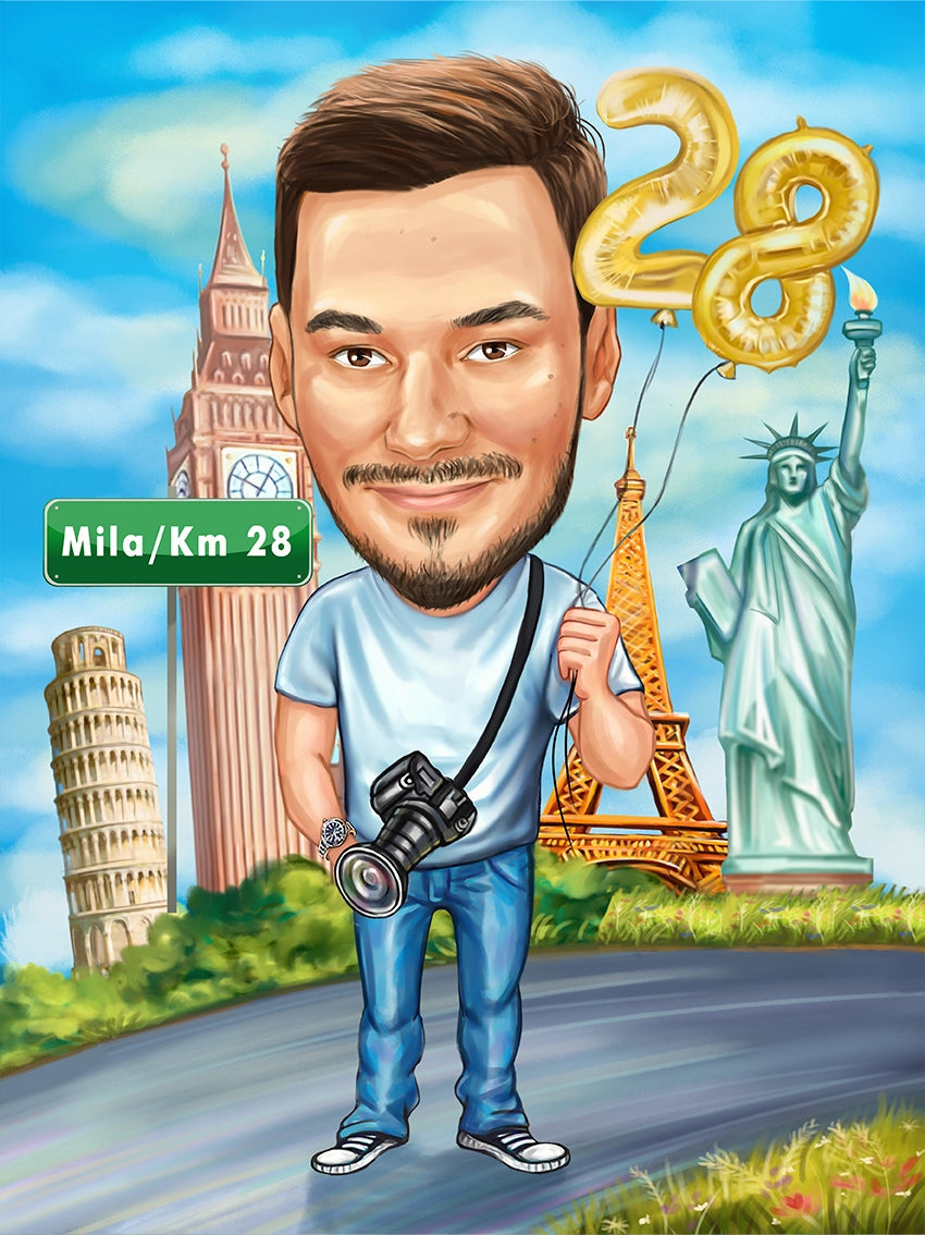 Caricatura calatorie el