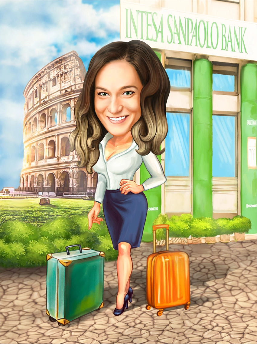 Caricatura calatorie Sanpaolo