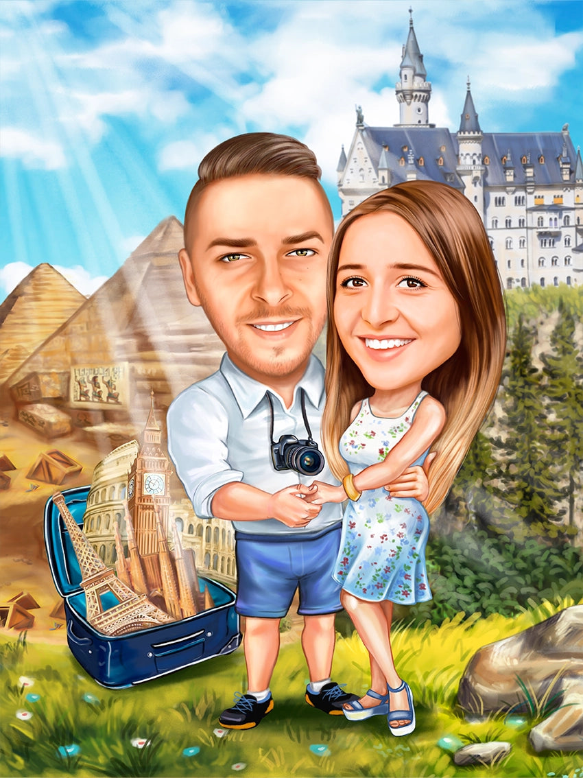 Caricatura calatorie Egipt