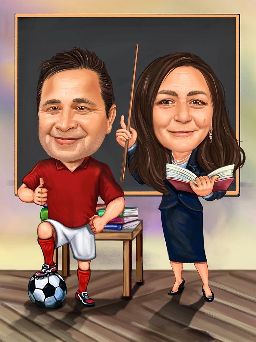 Caricatura profesori