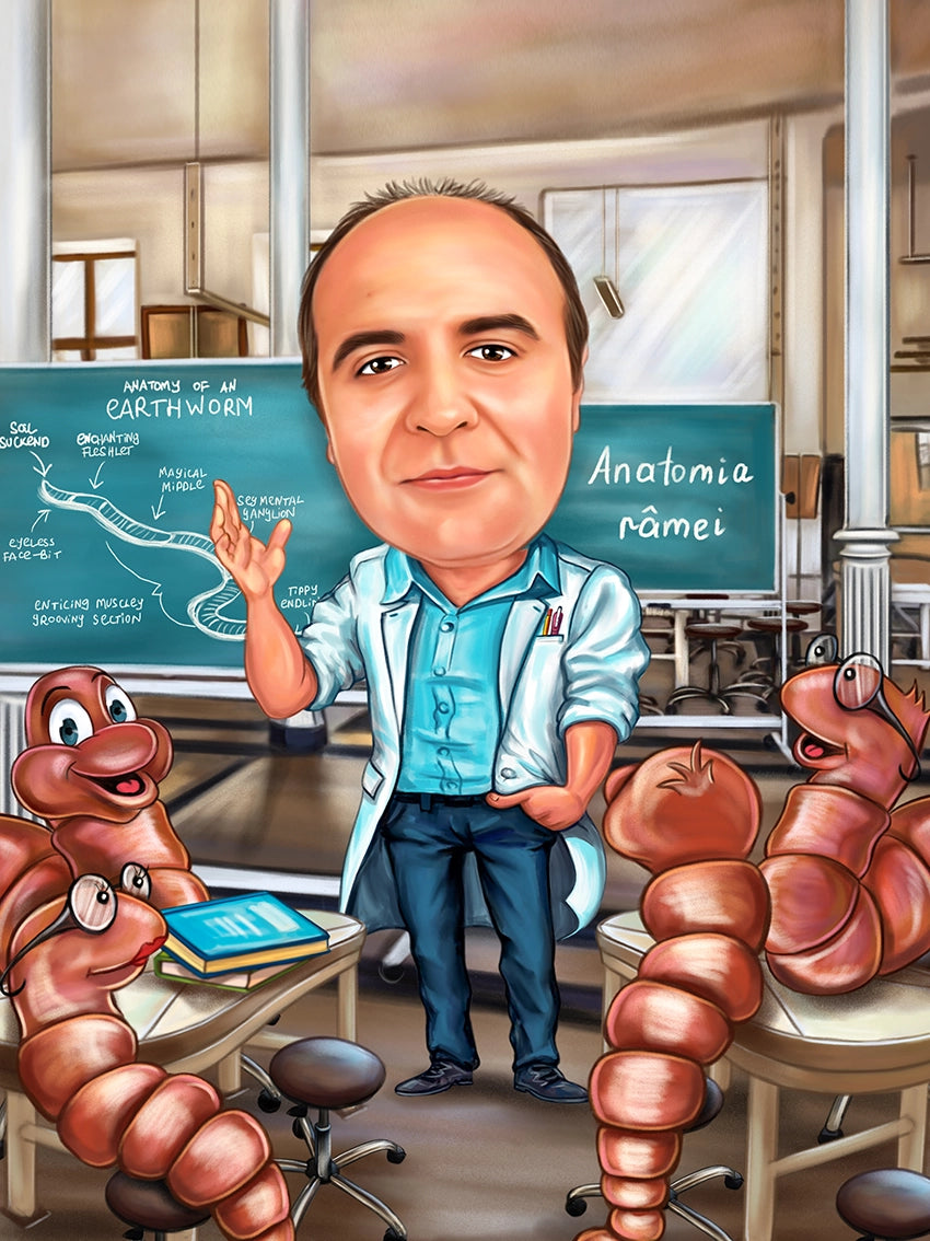 Caricatura anatomia rimei
