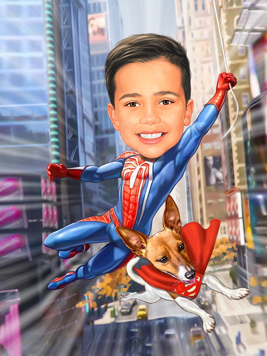 Caricatura Spiderman