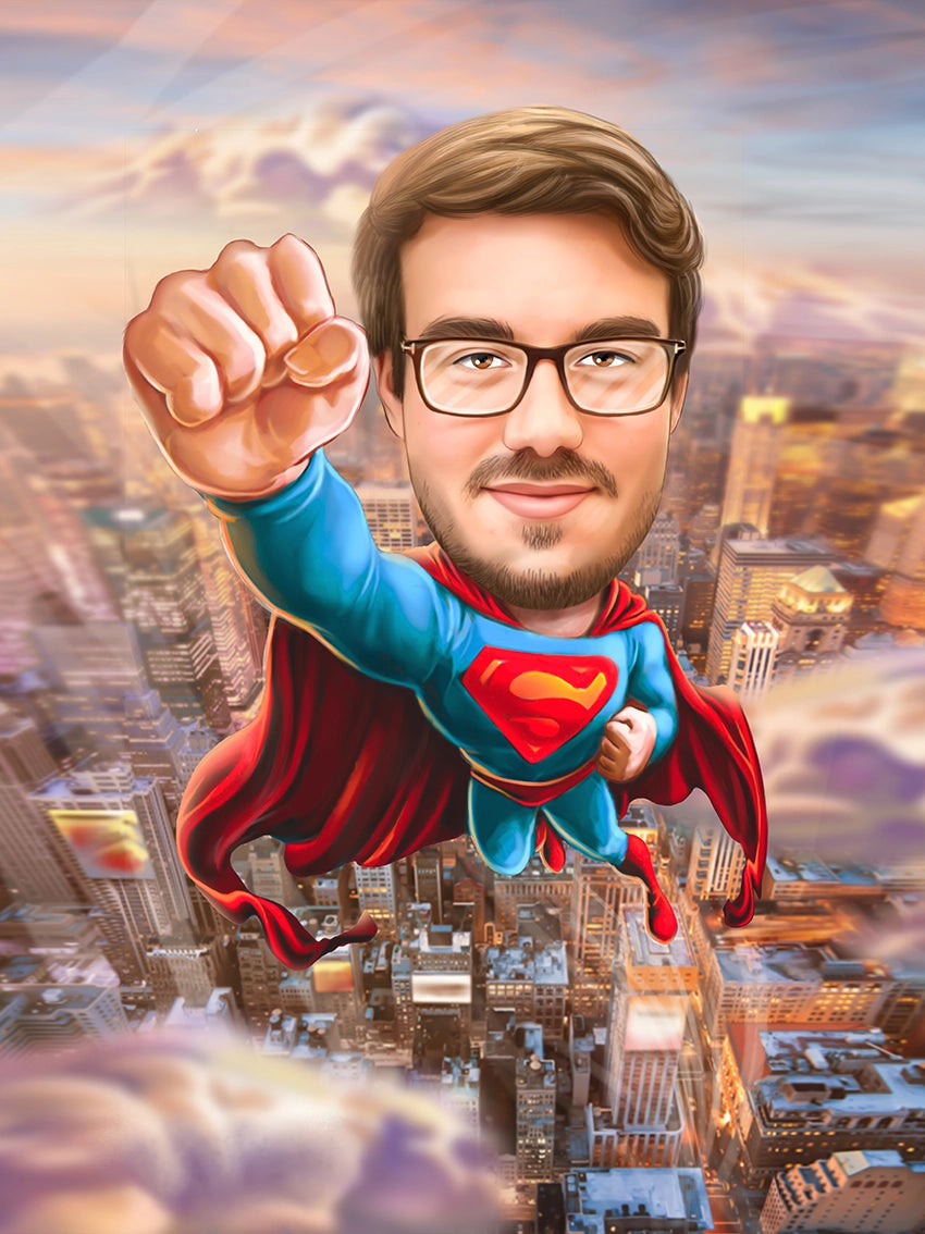 Caricatura Superman
