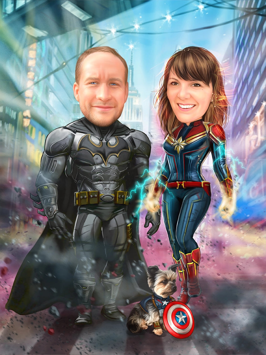 Caricatura Wonder Woman