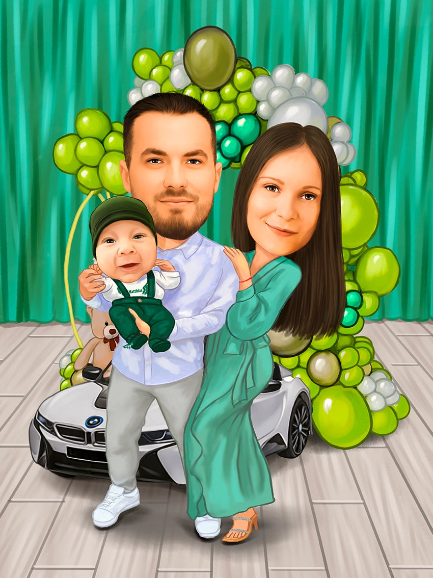 Caricatura zi de nastere