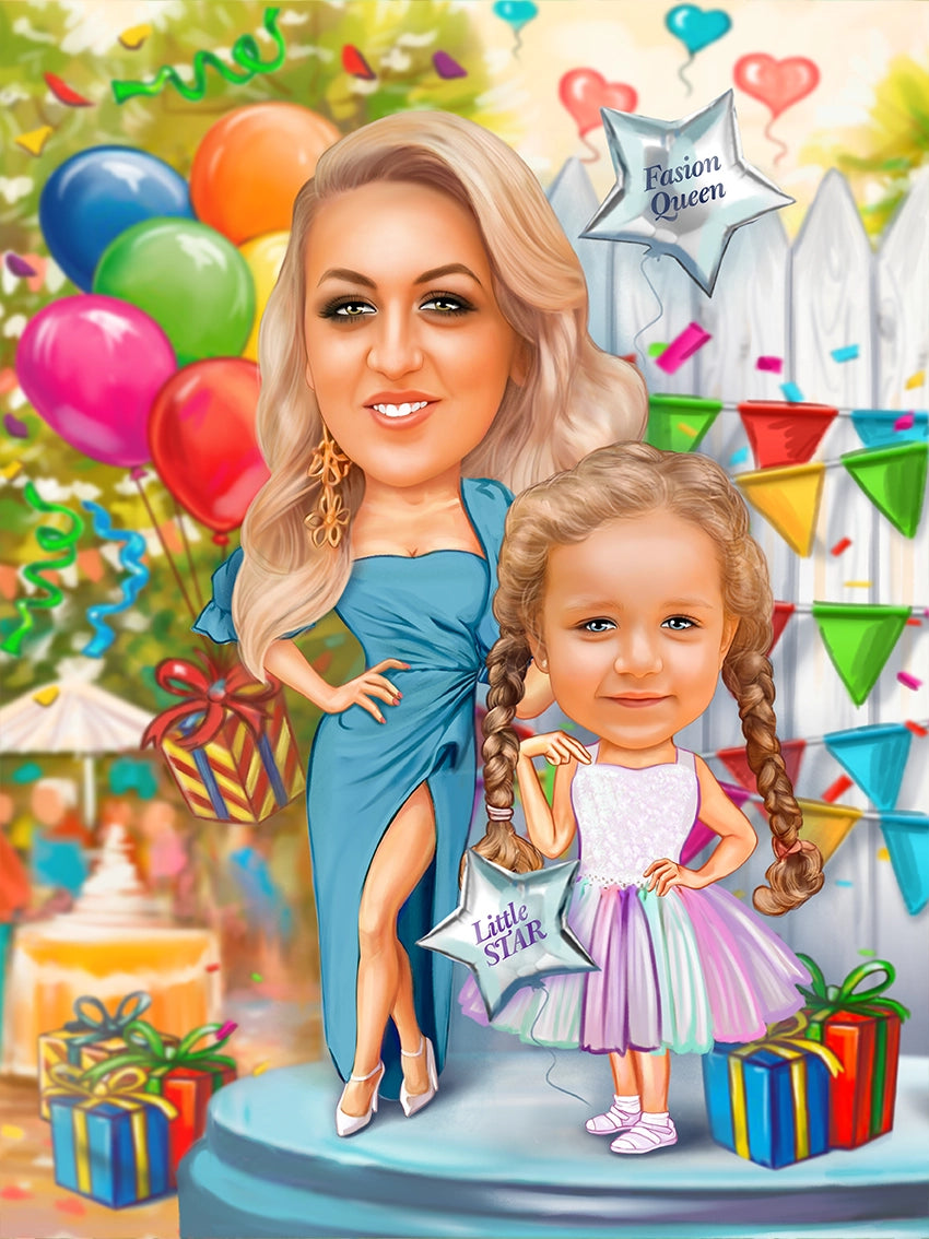 Caricatura zi de nastere