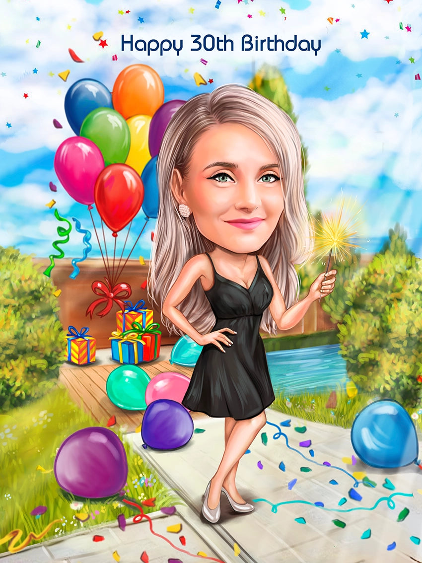 Caricatura aniversare 30 ani