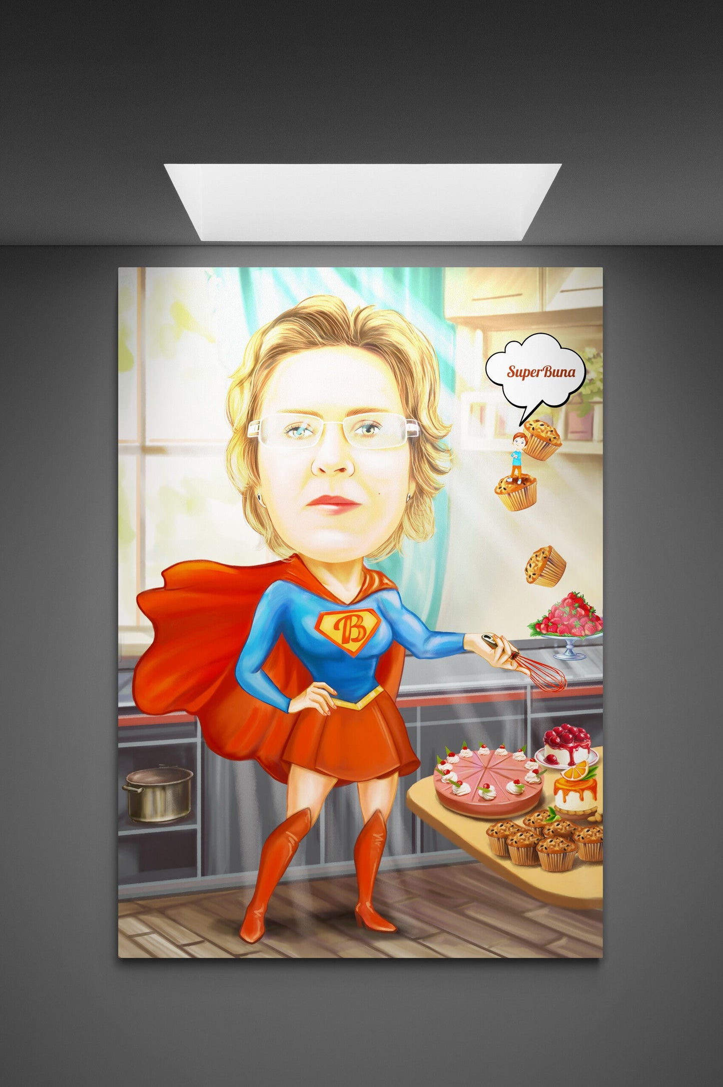 Caricatura WonderWoman la cratita