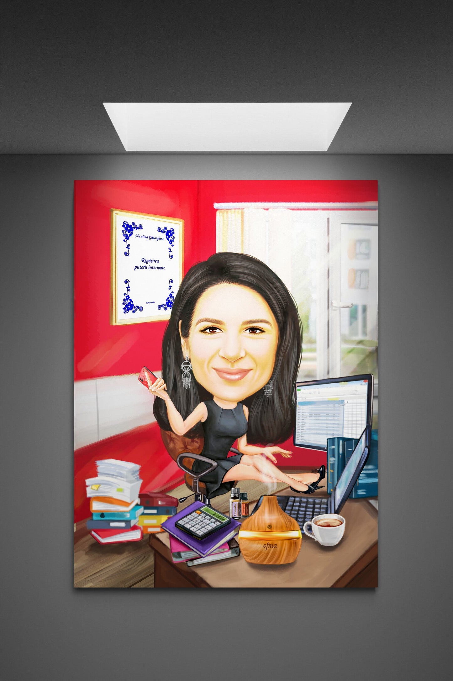 Caricatura contabila sexy