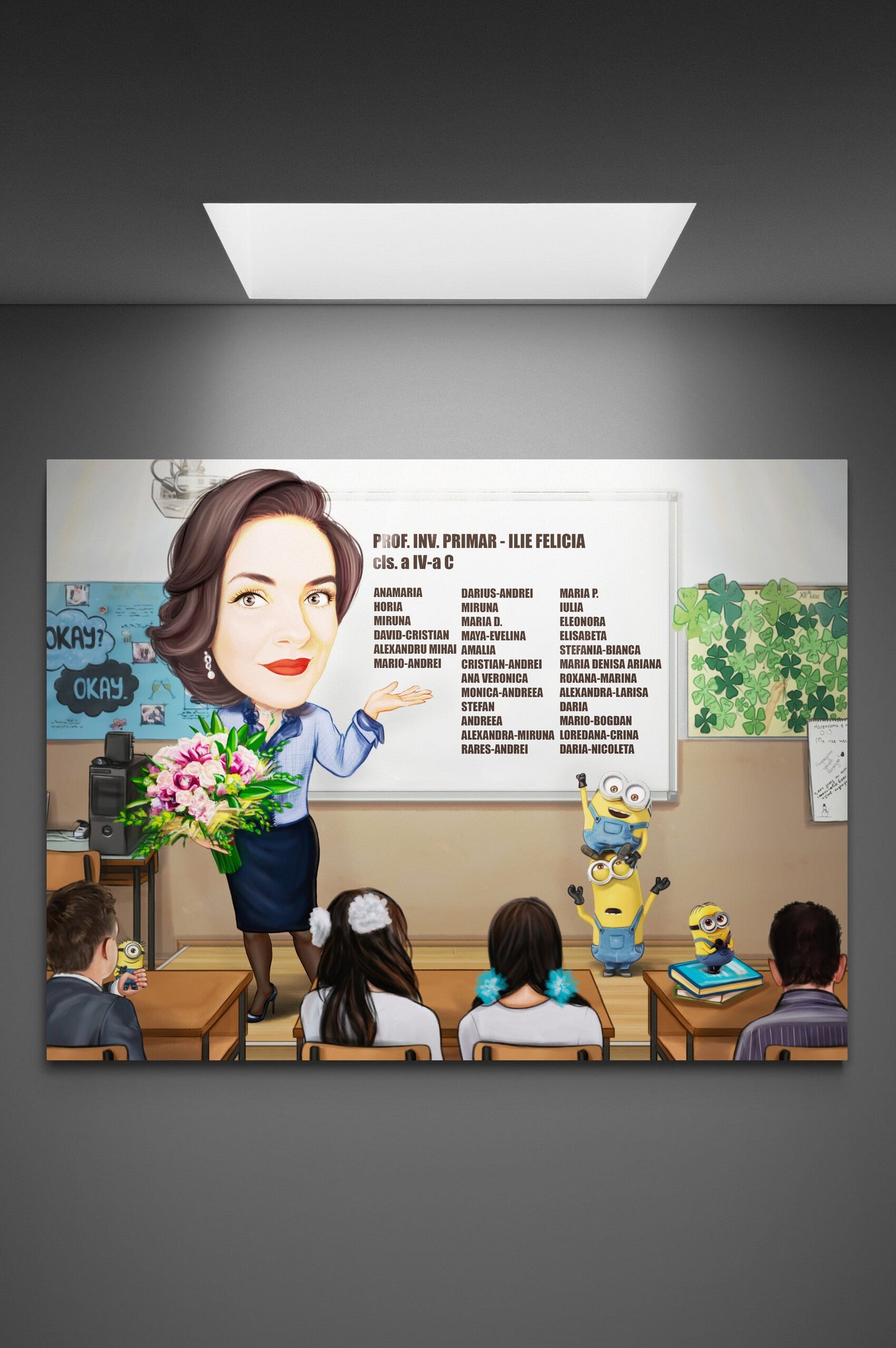 Caricatura diploma de invatator scoala primara