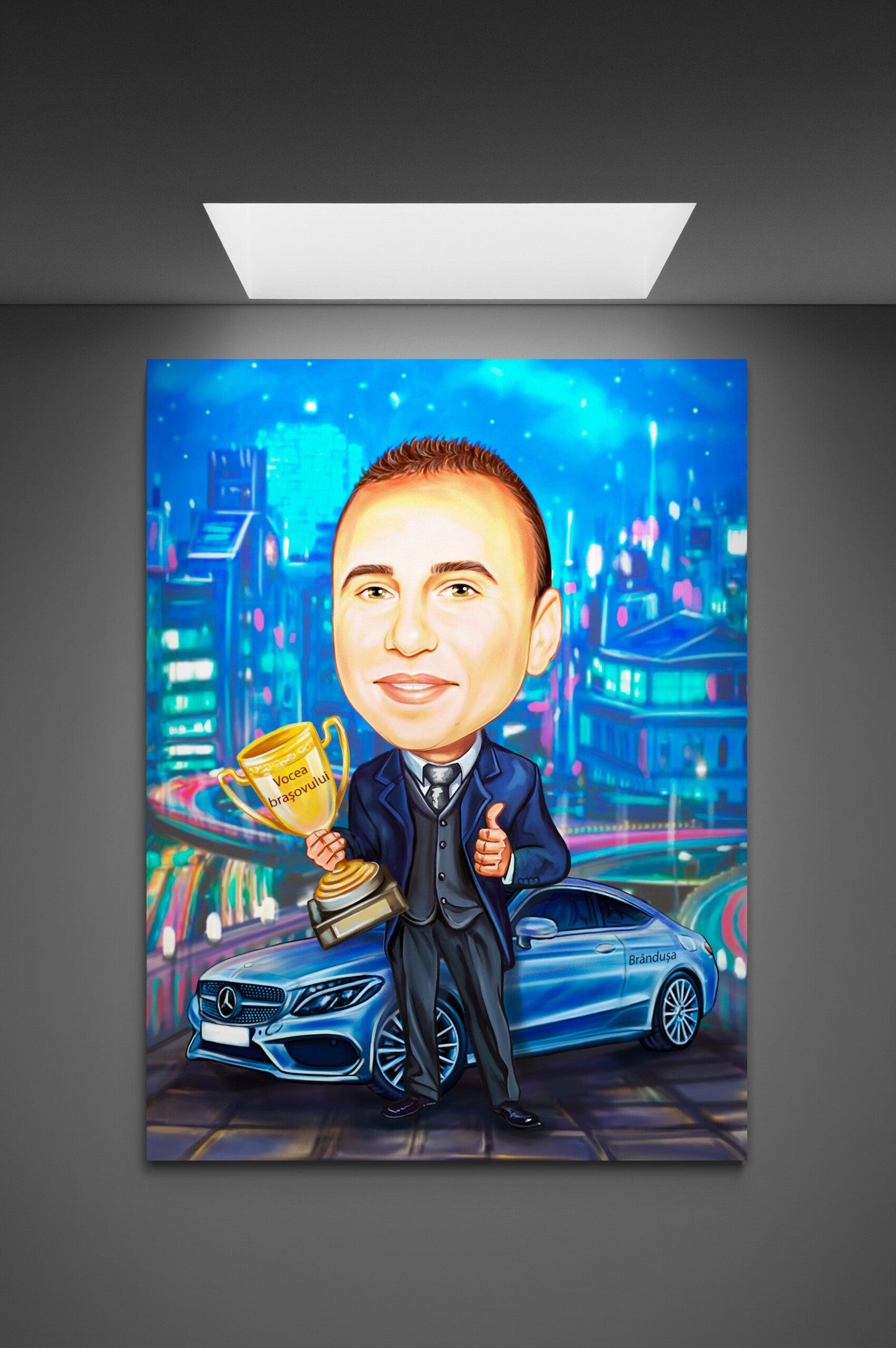 Caricatura el cu Mercedes